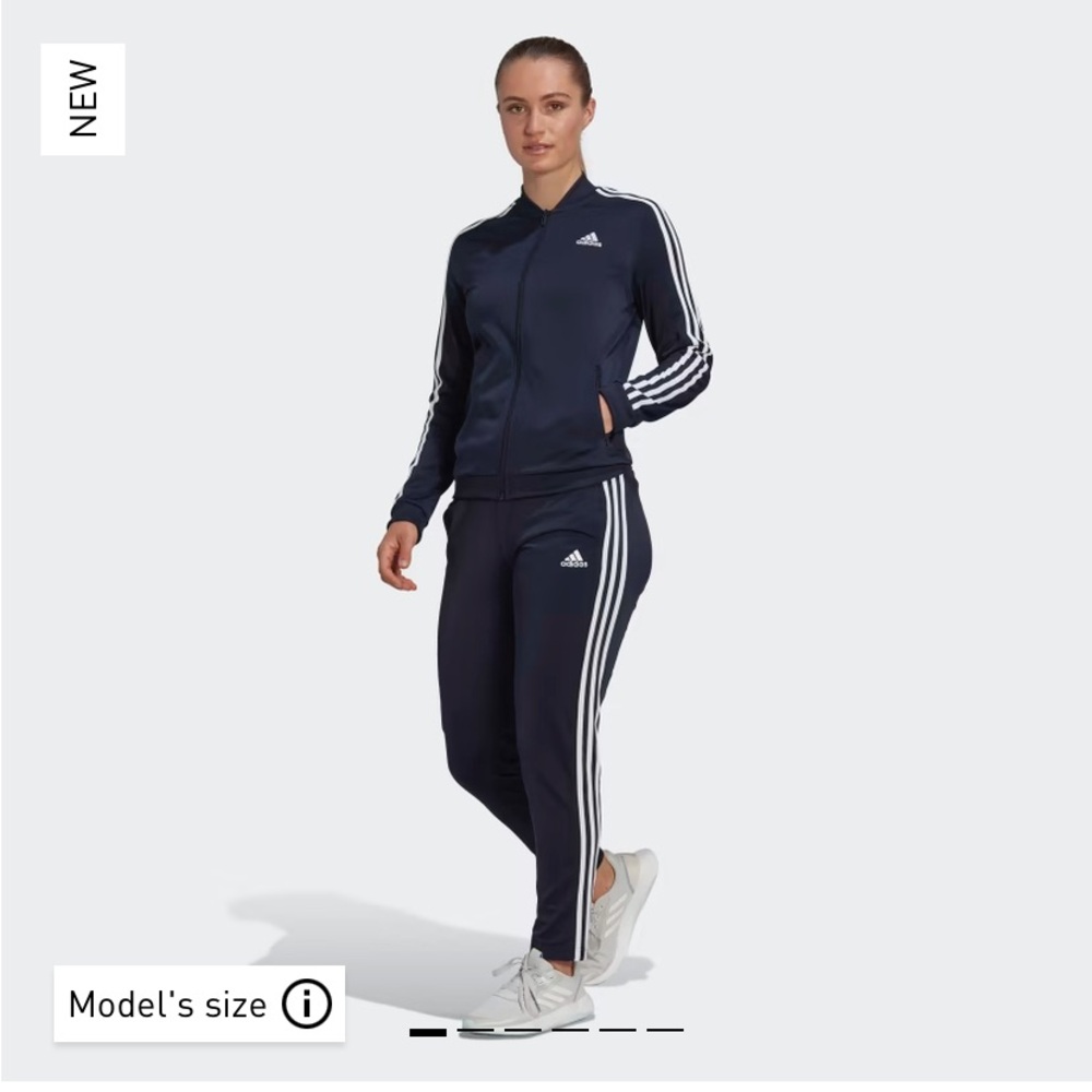 Adidas Women's 3-stripes track suit, XS
